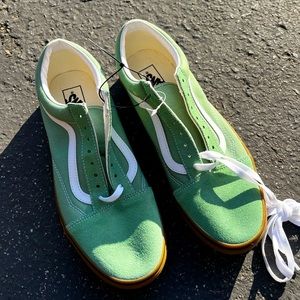Brand new Green 10.5 Vans